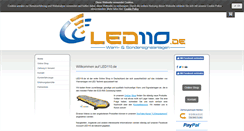 Desktop Screenshot of led110.de