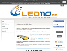 Tablet Screenshot of led110.de